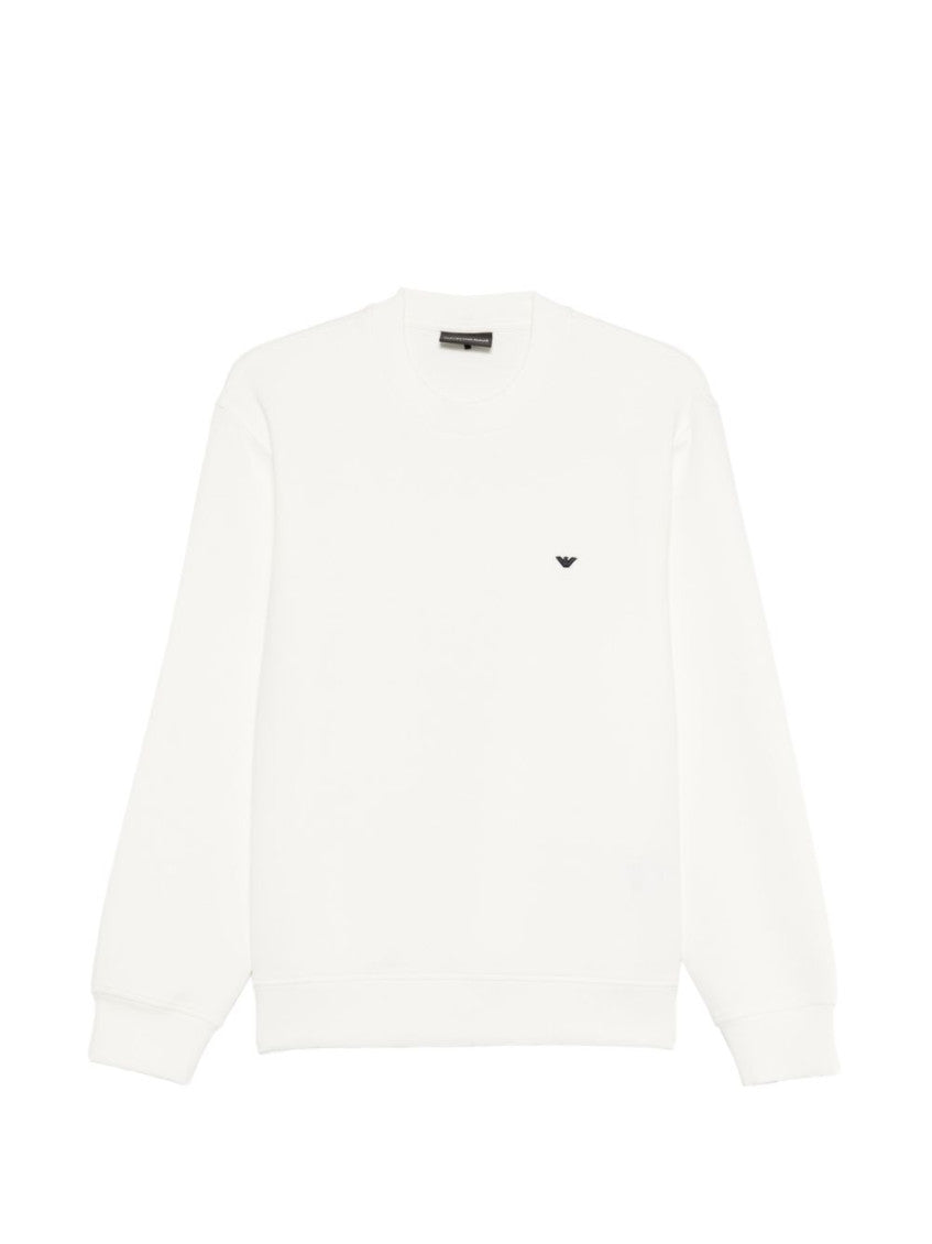 White Crew Neck Sweatshirt 1