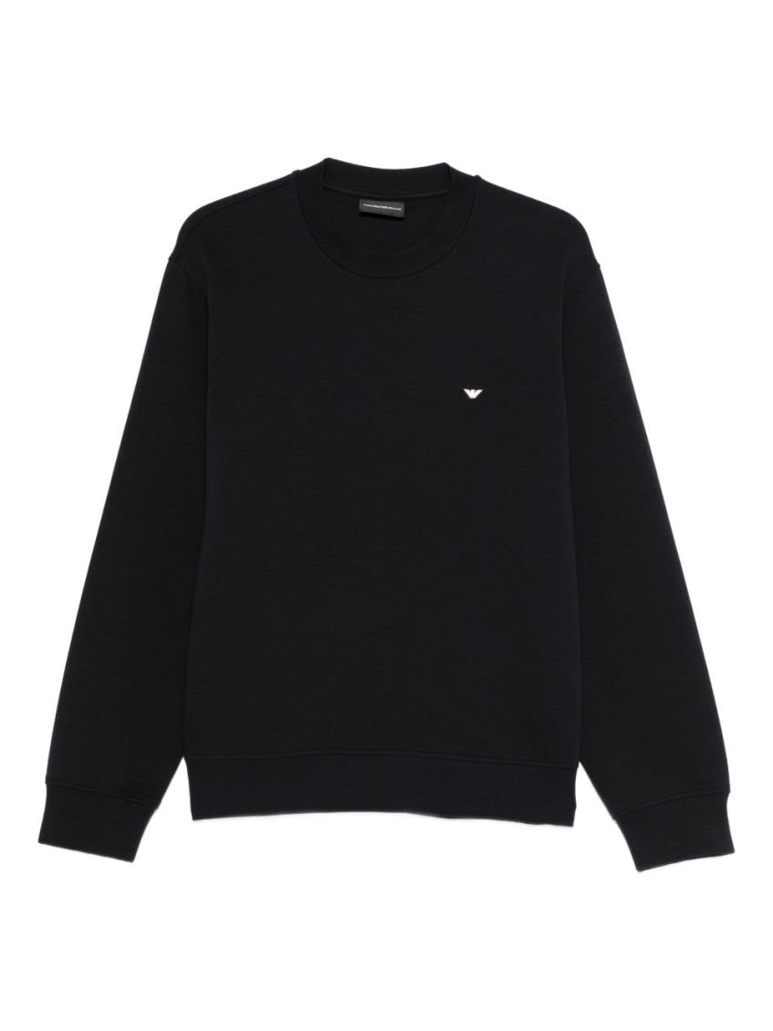 Black Crew Neck Sweatshirt 1