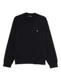 Black Crew Neck Sweatshirt 1