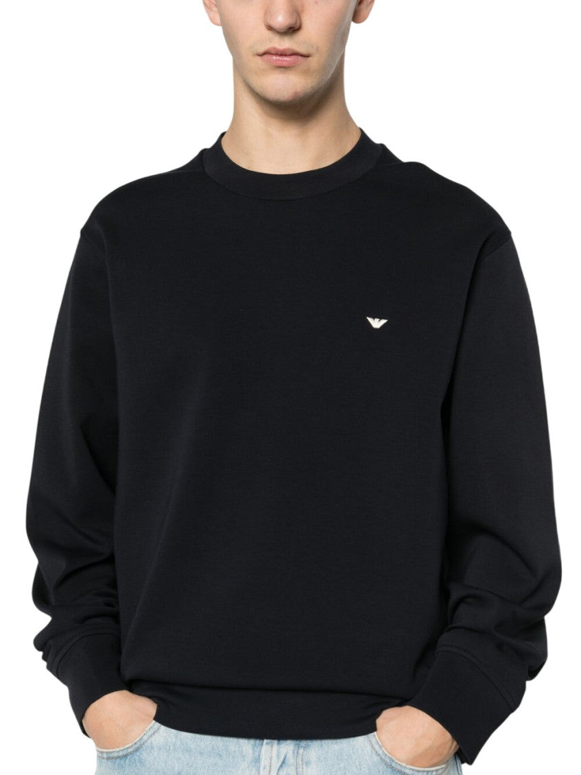 Black Crew Neck Sweatshirt 2