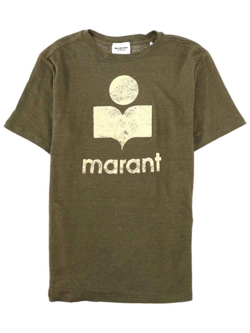 Green Graphic Crew Neck T-Shirt 1