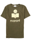 Green Graphic Crew Neck T-Shirt 1