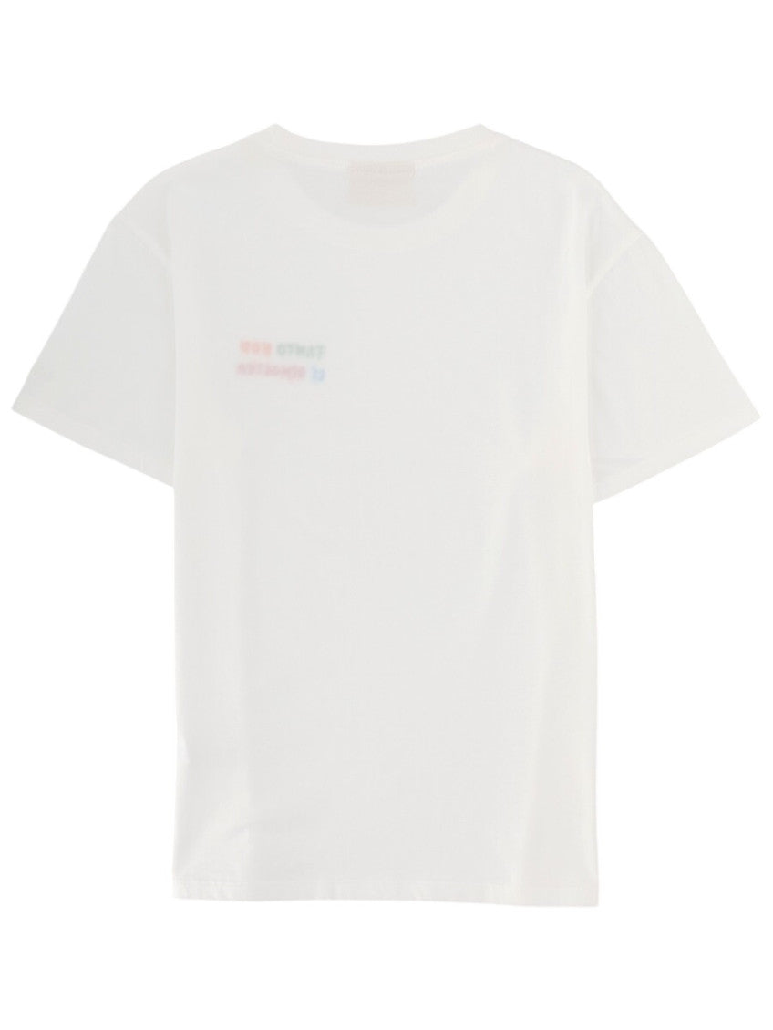 White Graphic Crew Neck T-Shirt 2