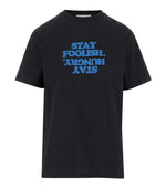 Black Graphic Crew Neck T-Shirt 1