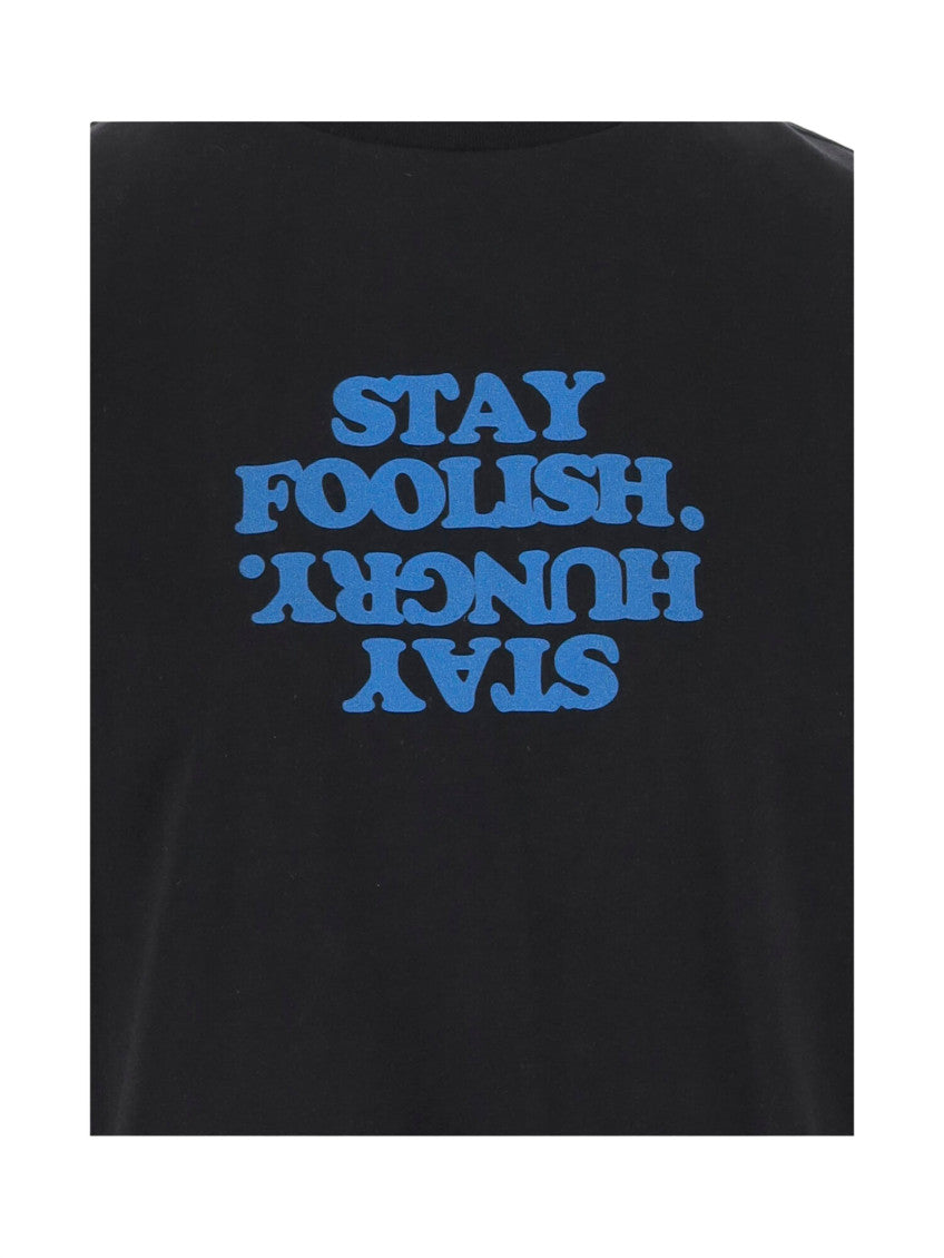 Black Graphic Crew Neck T-Shirt 3