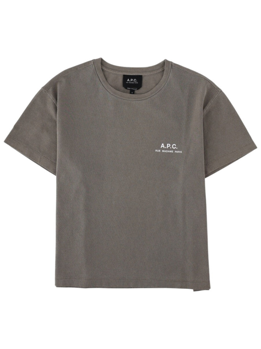 Grey Logo Crew Neck T-Shirt 1