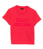 Red Logo Crew Neck T-Shirt 1