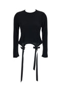 Black Solid Crew Neck T-Shirt 1