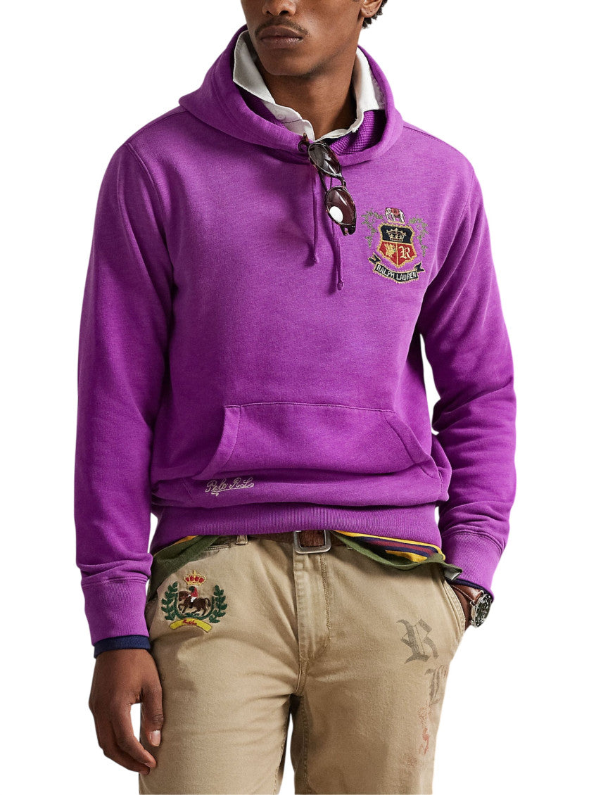 Purple Regular Logo Hoodie 2