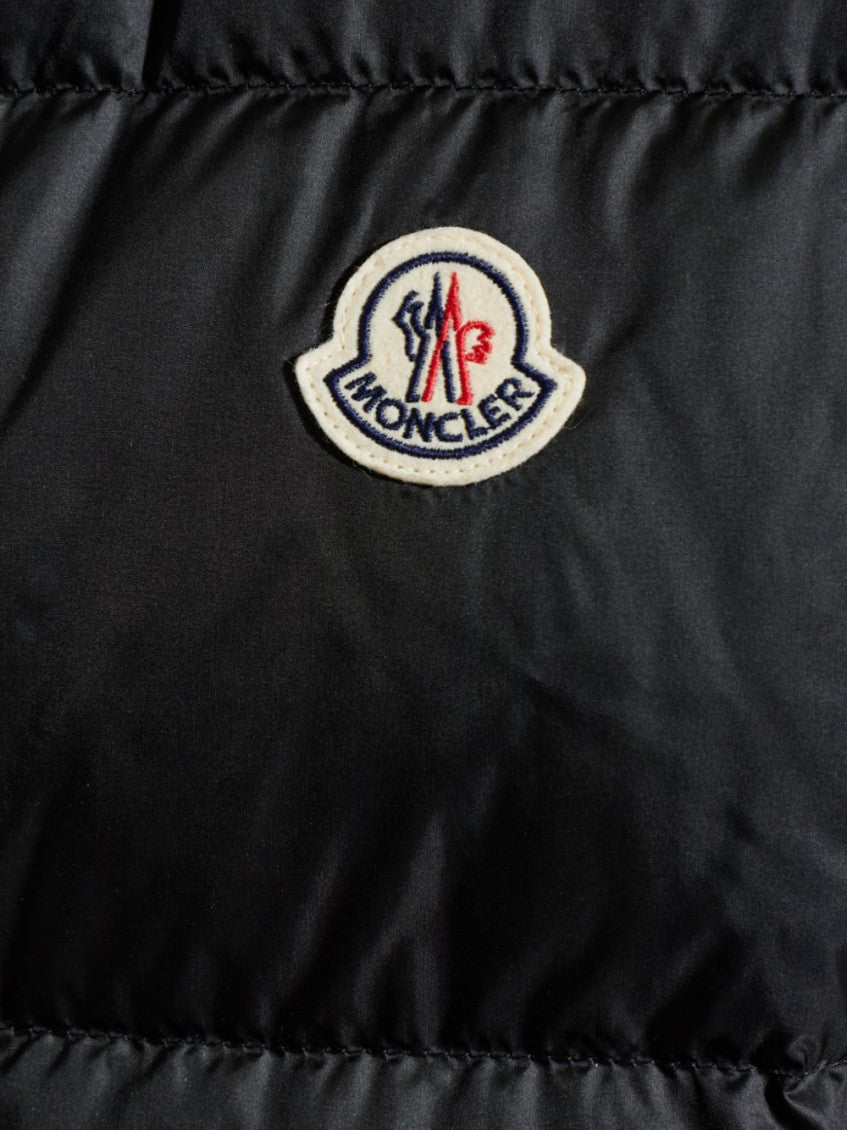 Black Sleeveless Logo Jacket 4