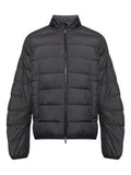 Black Quilted Regular Jacket 1