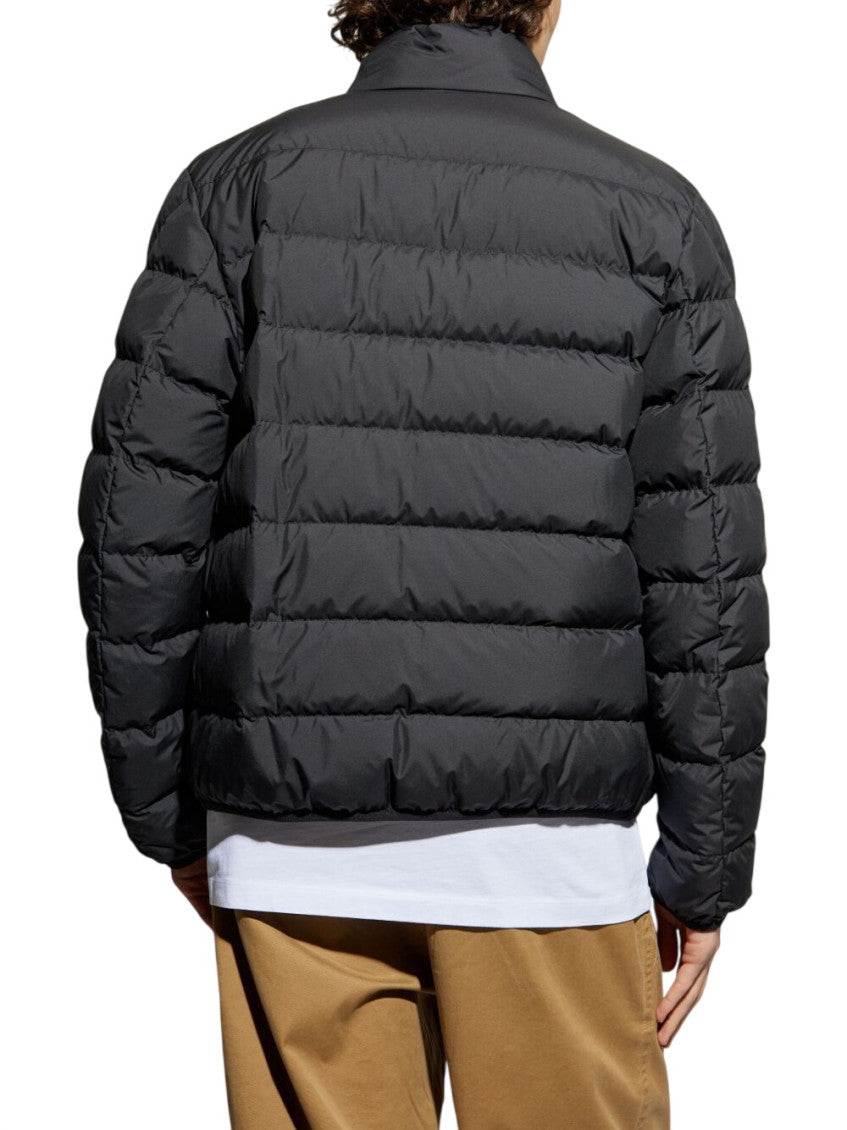 Black Quilted Regular Jacket 3