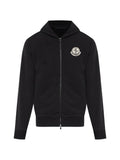 Black Logo Zip Up Hoodie 1