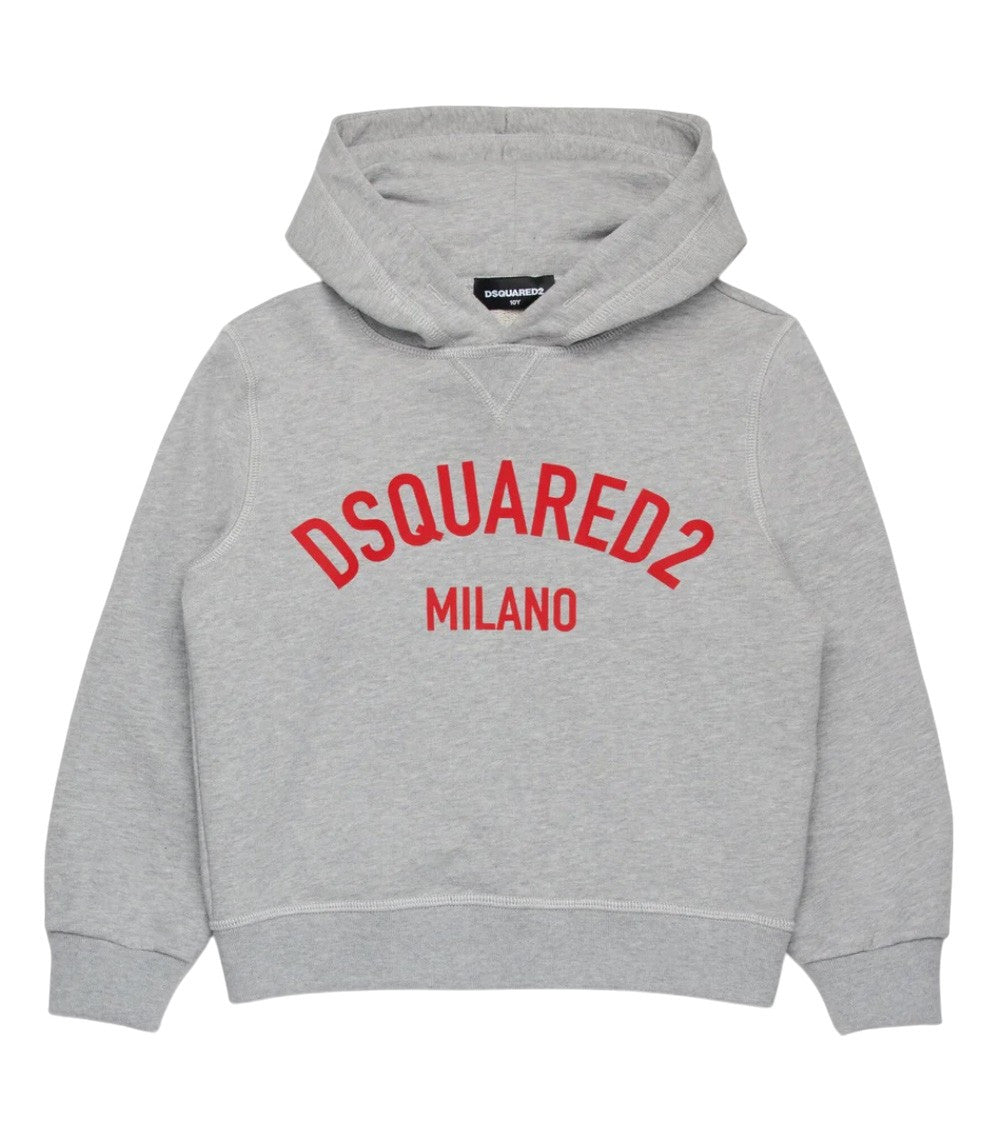 Boys Grey Logo Hoodie 1