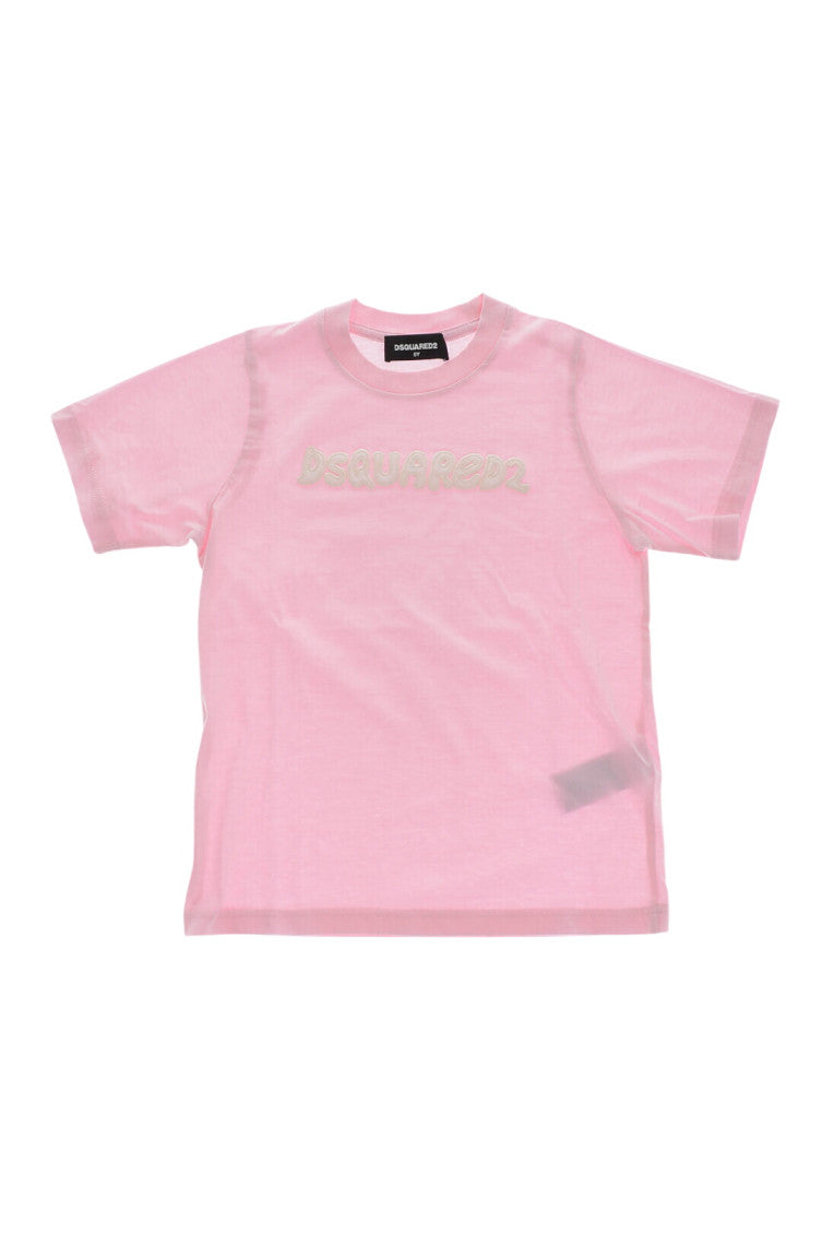 Girls Pink Logo T-Shirt 1