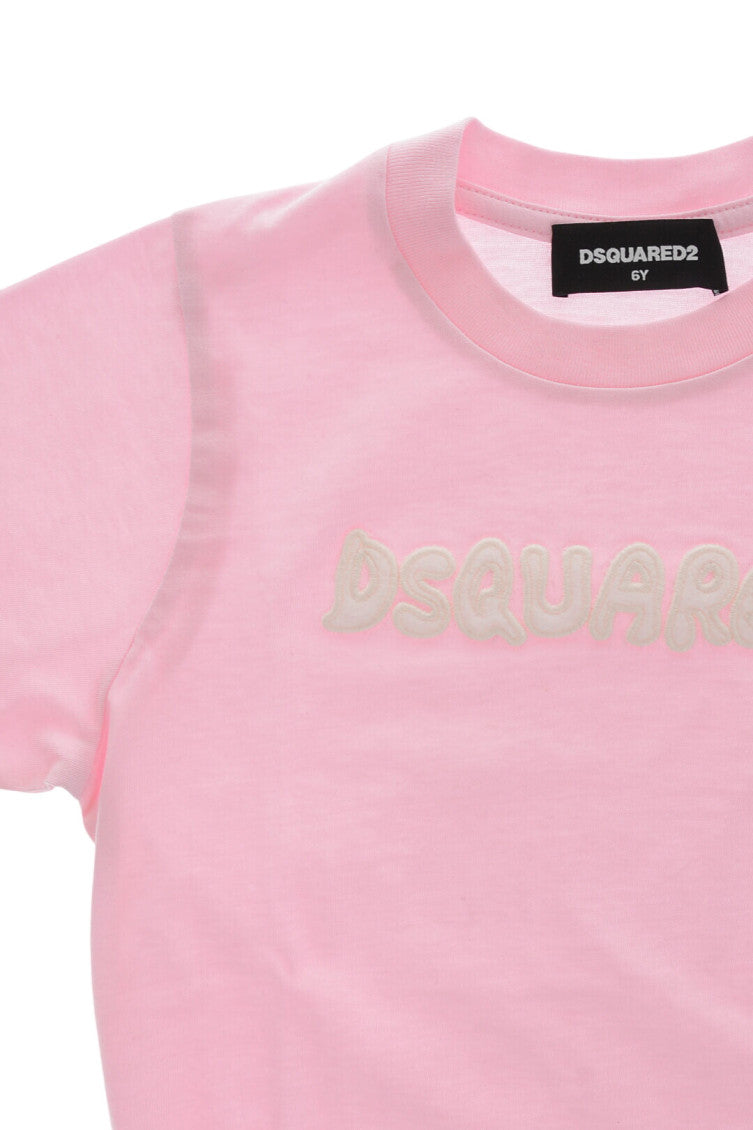 Girls Pink Logo T-Shirt 3