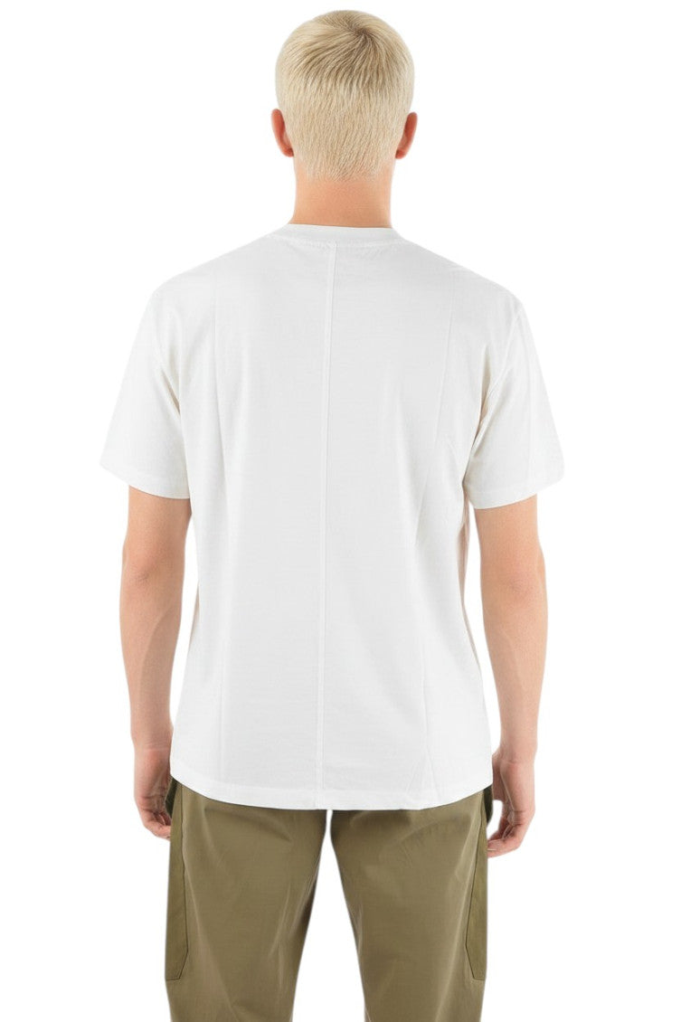 White Crew Neck T-Shirt 2