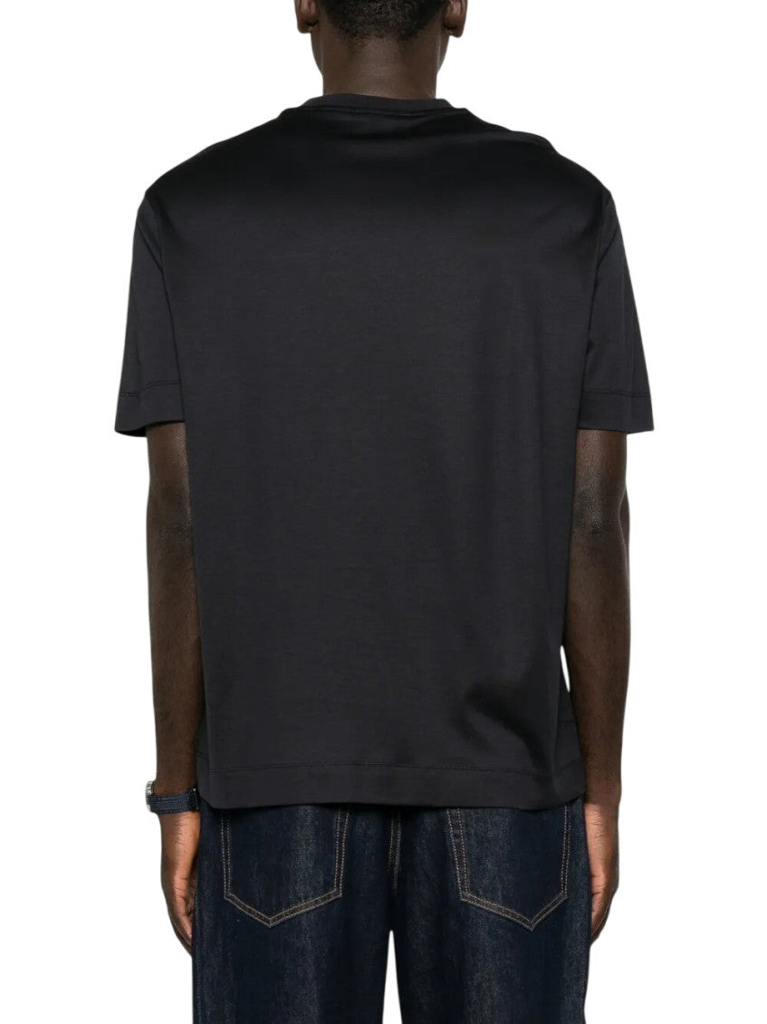 Black Crew Neck Logo T-Shirt 2