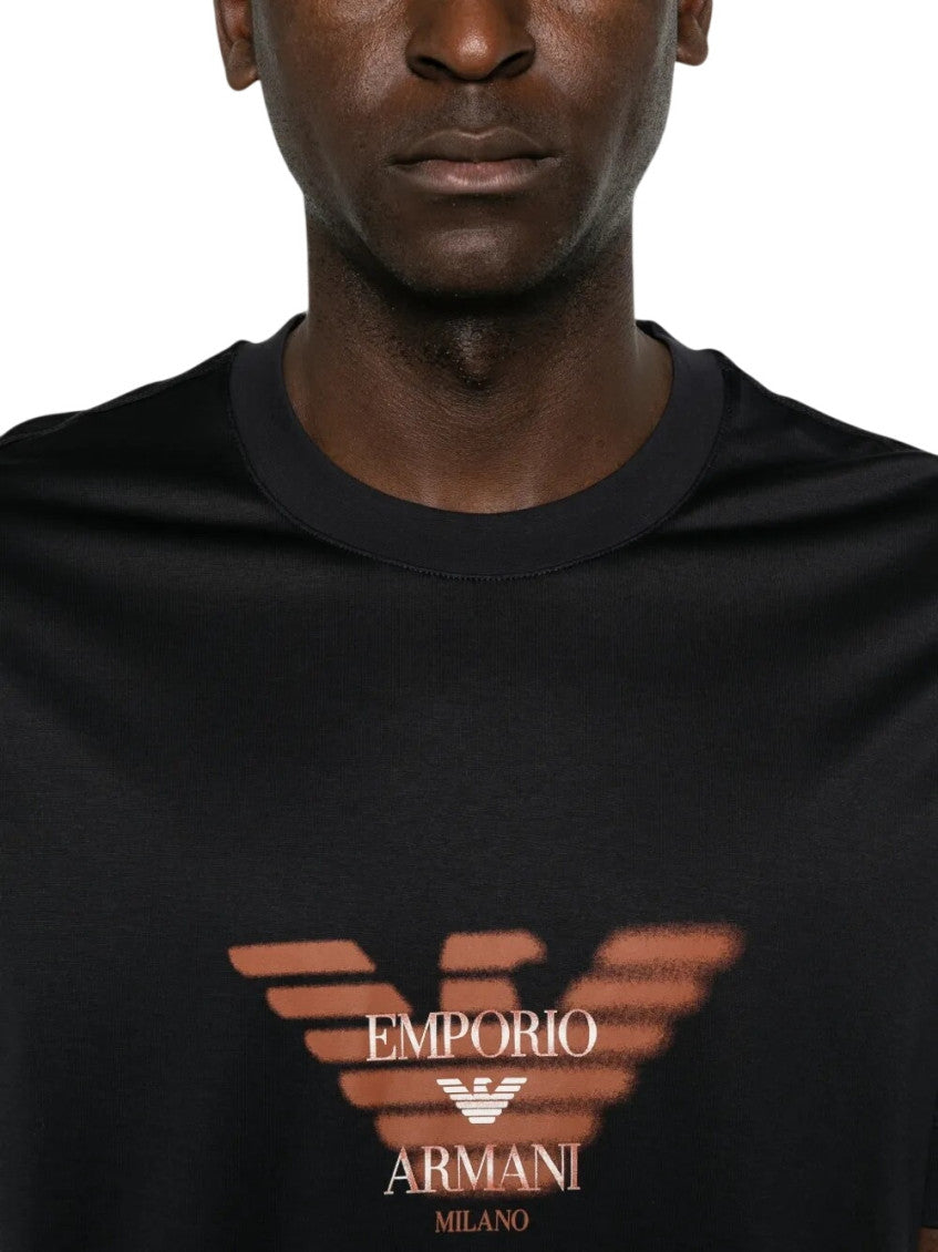 Black Crew Neck Logo T-Shirt 3