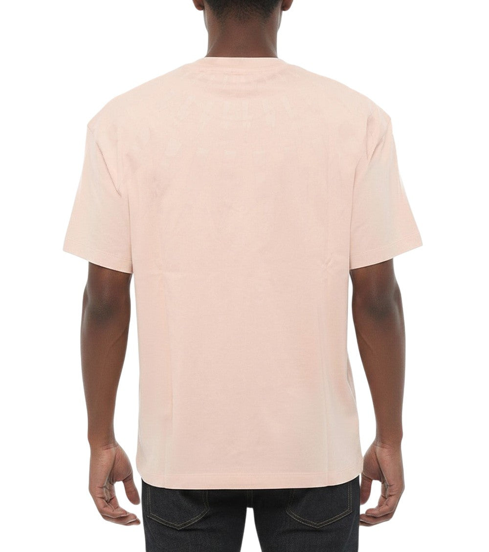 Light Pink Crew Neck T-Shirt 2