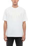 White Printed Crew Neck T-Shirt 1
