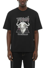Black Graphic Crew Neck T-Shirt 1