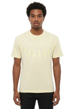 Light Yellow Crew Neck T-Shirt 1