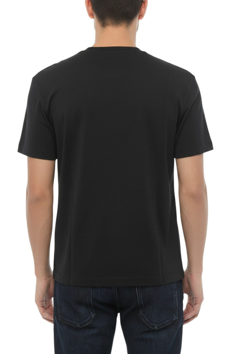 Black Slim Crew Neck T-Shirt 2