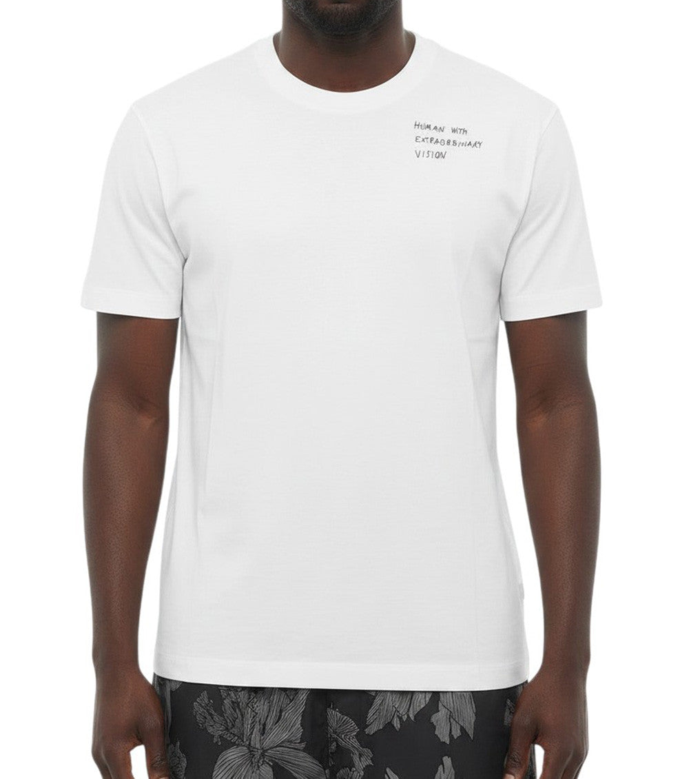 White Crew Neck T-Shirt 1