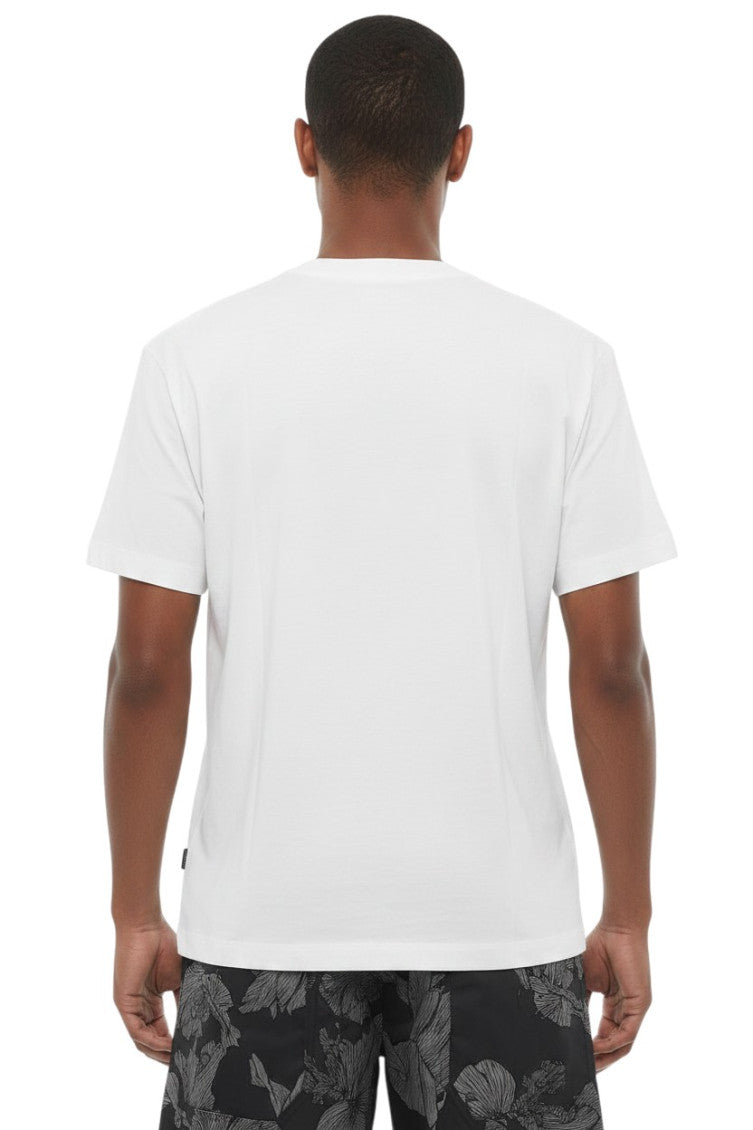 White Crew Neck T-Shirt 2
