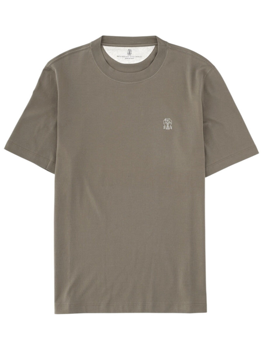 Green Logo Crew Neck T-Shirt 1