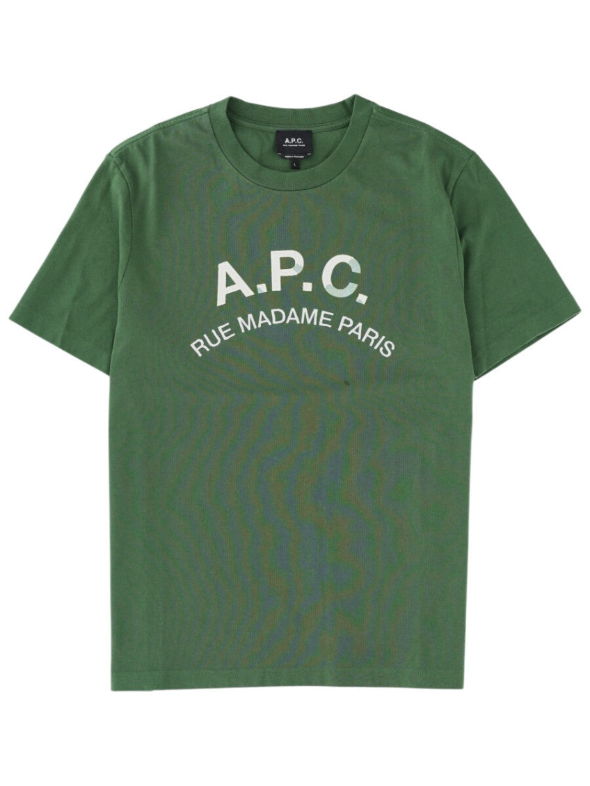 Green Crew Neck Logo T-Shirt 1