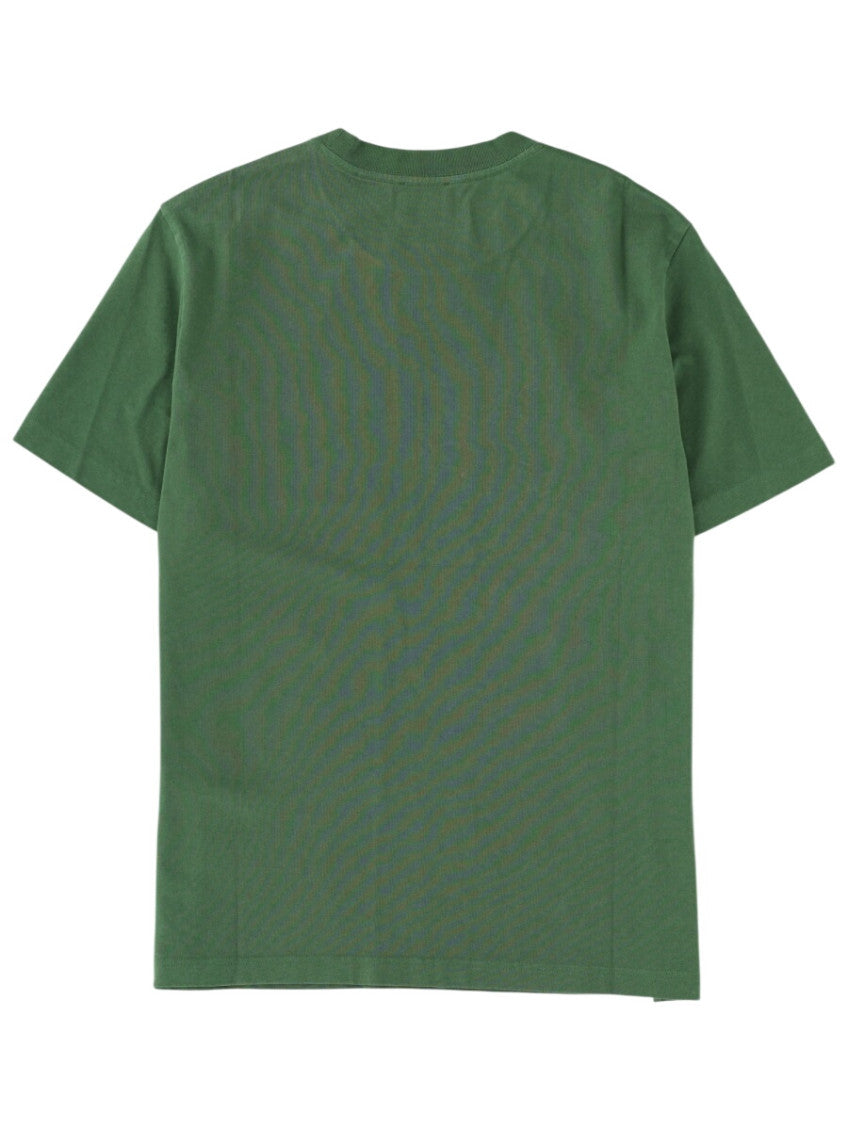 Green Crew Neck Logo T-Shirt 2