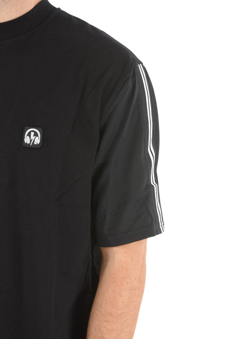 Black Solid Crew Neck T-Shirt 3