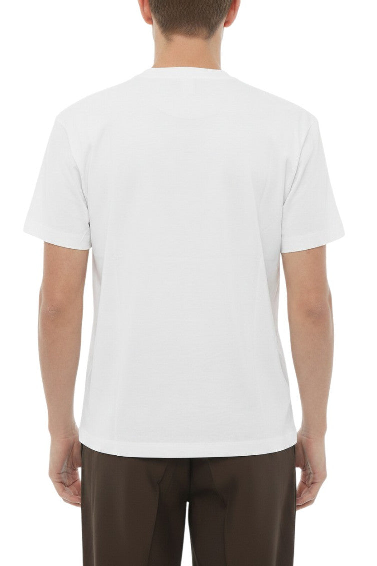 White Slim Crew Neck T-Shirt 2
