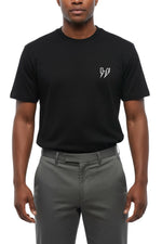 Black Slim Crew Neck T-Shirt 1