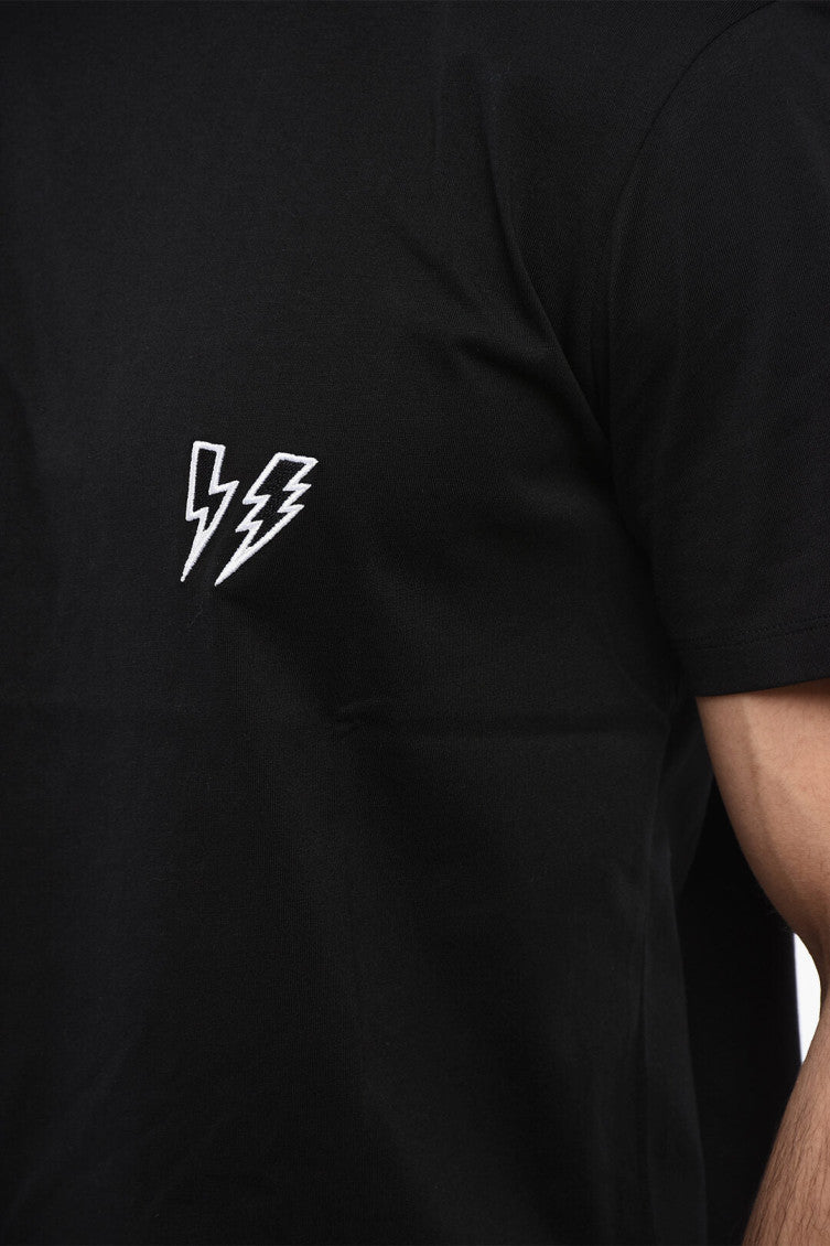 Black Slim Crew Neck T-Shirt 3