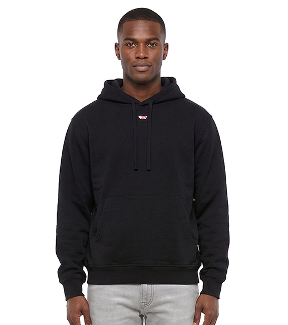 Black Regular Logo Hoodie 1