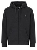 Dark Grey Zip Up Logo Hoodie 1