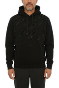 Black Slim Printed Hoodie 1