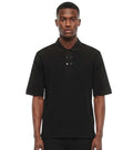 Black Loose Shirt Collar Polo 1
