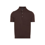 Brown Slim Shirt Collar Polo 1