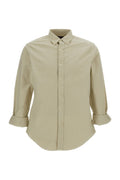Beige Slim Logo Shirt 1