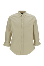 Beige Slim Logo Shirt 1