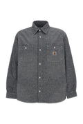 Faded Black Relaxed Logo Shirt 1