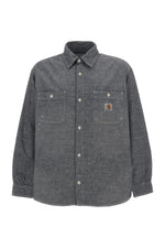 Faded Black Relaxed Logo Shirt 1