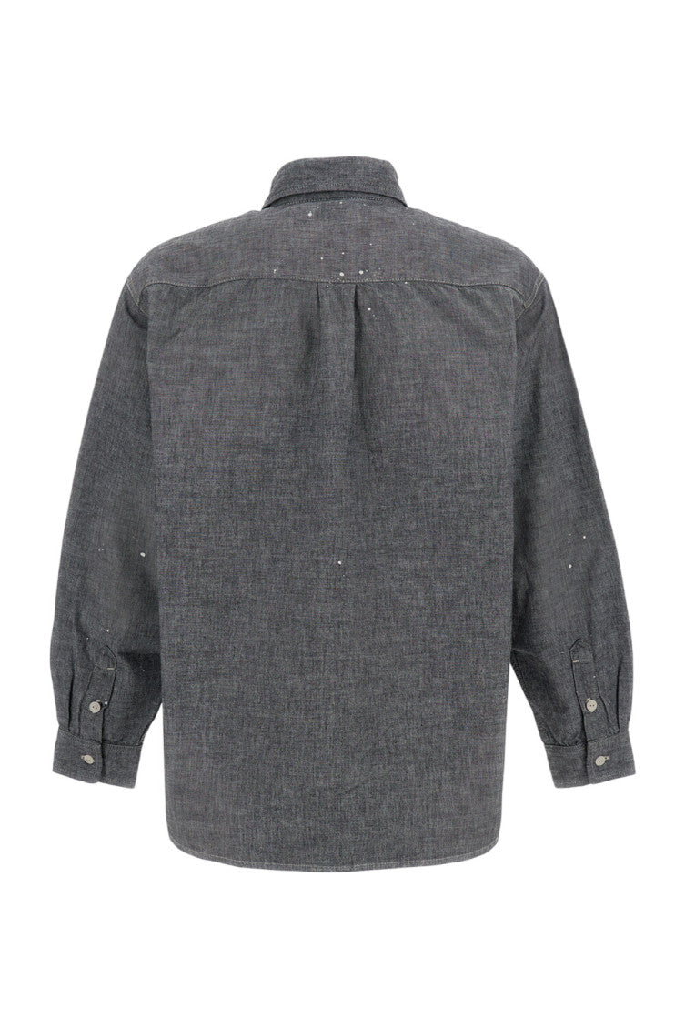 Faded Black Relaxed Logo Shirt 2