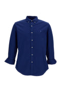 Blue Slim Logo Shirt 1