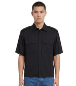 Black Loose Solid Shirt 1