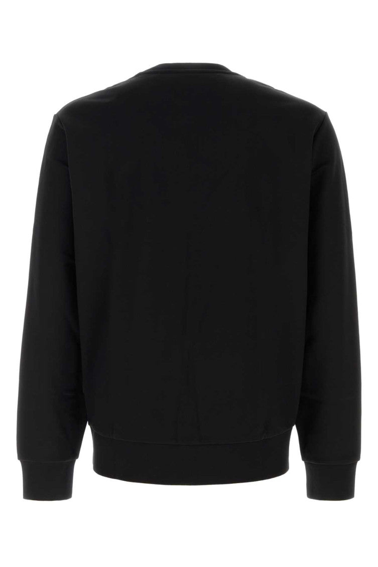 Black Logo Crew Neck Sweatshirt 2